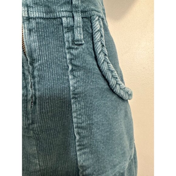 Show me your Mumu Jade  Outlaw Corduroy Mini Dress Large - Picture 3 of 13